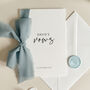Luxury 'His Vows' Wedding Vows Card, Personalised, thumbnail 1 of 11