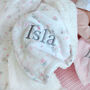 Personalised Bunny Comforter And Bunny Sherpa Blanket Set, thumbnail 8 of 12