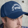 Lawn Enforcement Officer Funny Mens Gardening Cap, thumbnail 2 of 2