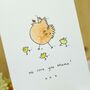 Personalised 'Hen And Chicks' Handmade Card, thumbnail 3 of 4