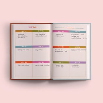2024 25 Academic Diary | A5 Hardcover | Les Fleurs, 4 of 9