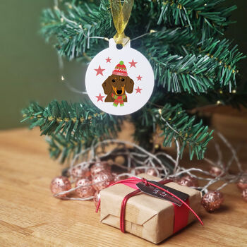 2022 Christmas Tree Decoration Dog Bauble, 3 of 12