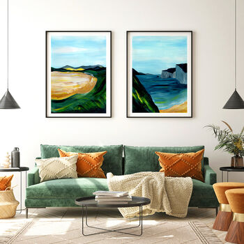 Seascape Painting Set Of Three, 2 of 10