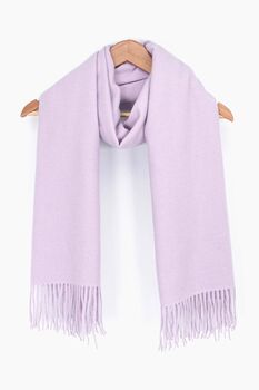 Lucia Heavyweight Scarf Lilac, 3 of 6