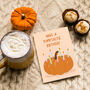 Pumptastic Birthday Card | Halloween Birthday Card, thumbnail 1 of 2