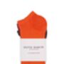 Four Pack Essential Men's Trainer Socks Sunset, thumbnail 2 of 3