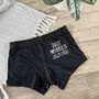 Just Married Personalised Underwear, thumbnail 2 of 3