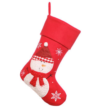 Personalised Novelty Snowman Christmas Stocking, 2 of 5