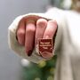 The Most Wonderful Time Red Enamel Pin Badge, thumbnail 4 of 11