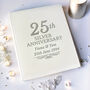 Personalised 25th Silver Anniversary Album, thumbnail 3 of 7