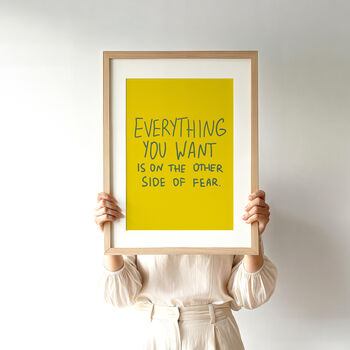 Handwritten Fear Art Print, 2 of 11