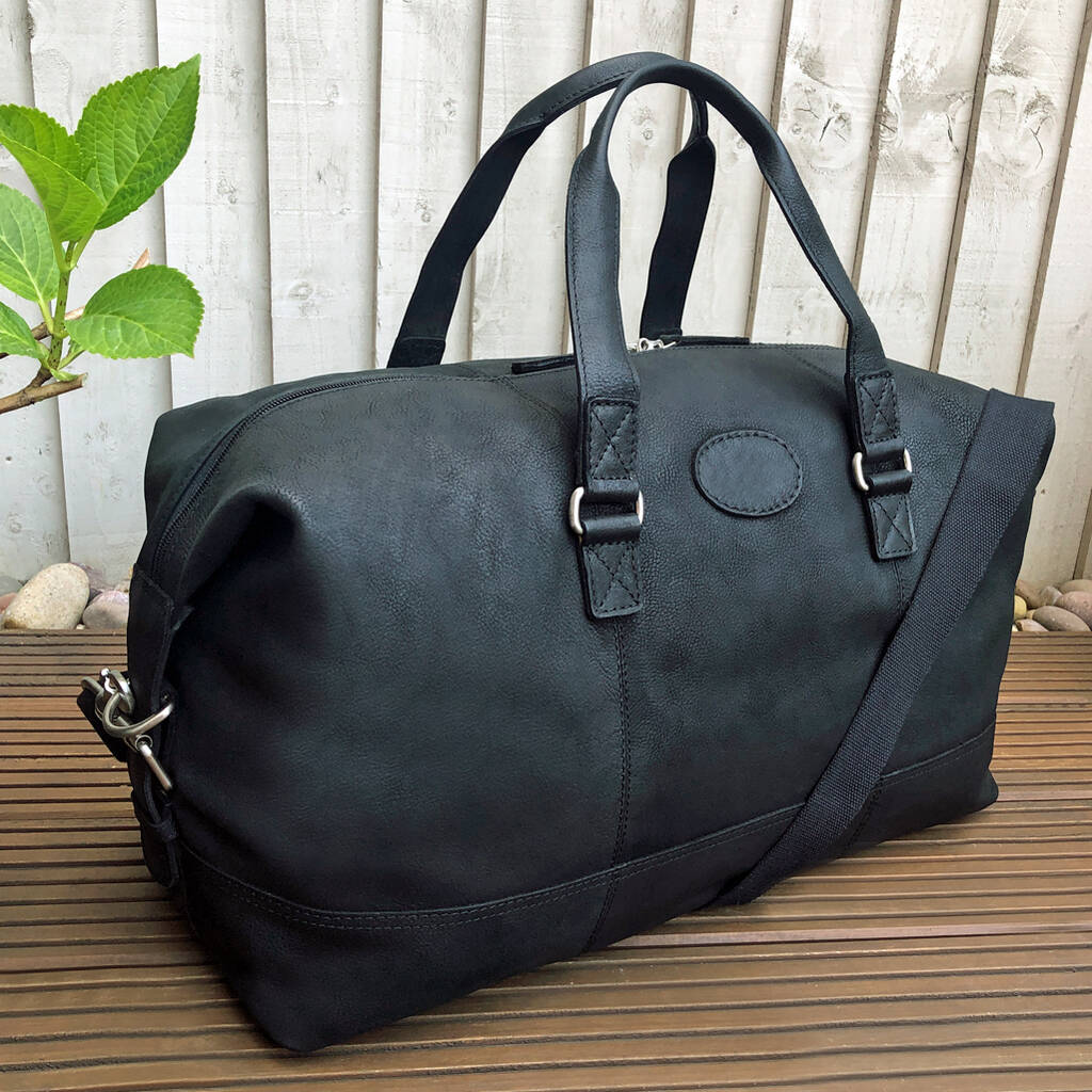 black holdall bag