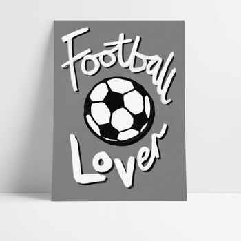 Football Lover Art Print, 7 of 11