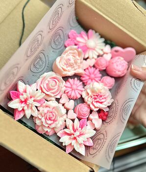 Handmade Box Of Flower Garden Soy Wax Melts, 4 of 12