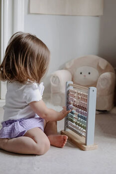 Personalised Wooden Colourful Abacus Toy, 4 of 5