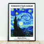 Starry Night Print By Vincent Van Gogh, Fine Art, thumbnail 1 of 6