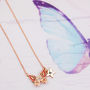 Butterfly Birthstone Necklace, thumbnail 2 of 9