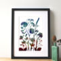 Watercolour Flower Mix Number Two, Giclee Print, thumbnail 2 of 3