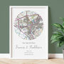 Our Special Place Ordnance Survey Explorer Personalised Map Print Anniversary Gift, thumbnail 1 of 12