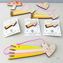 Heart Comet Wooden Decoration, thumbnail 5 of 5