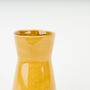 Large Handmade Stoneware Ochre Bouquet Vase For Flowers, thumbnail 3 of 4