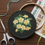 Primrose Floral Embroidery Kit, thumbnail 1 of 3
