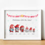 Personalised Christmas Gnome Family Portrait | Gift For Mum, thumbnail 2 of 5