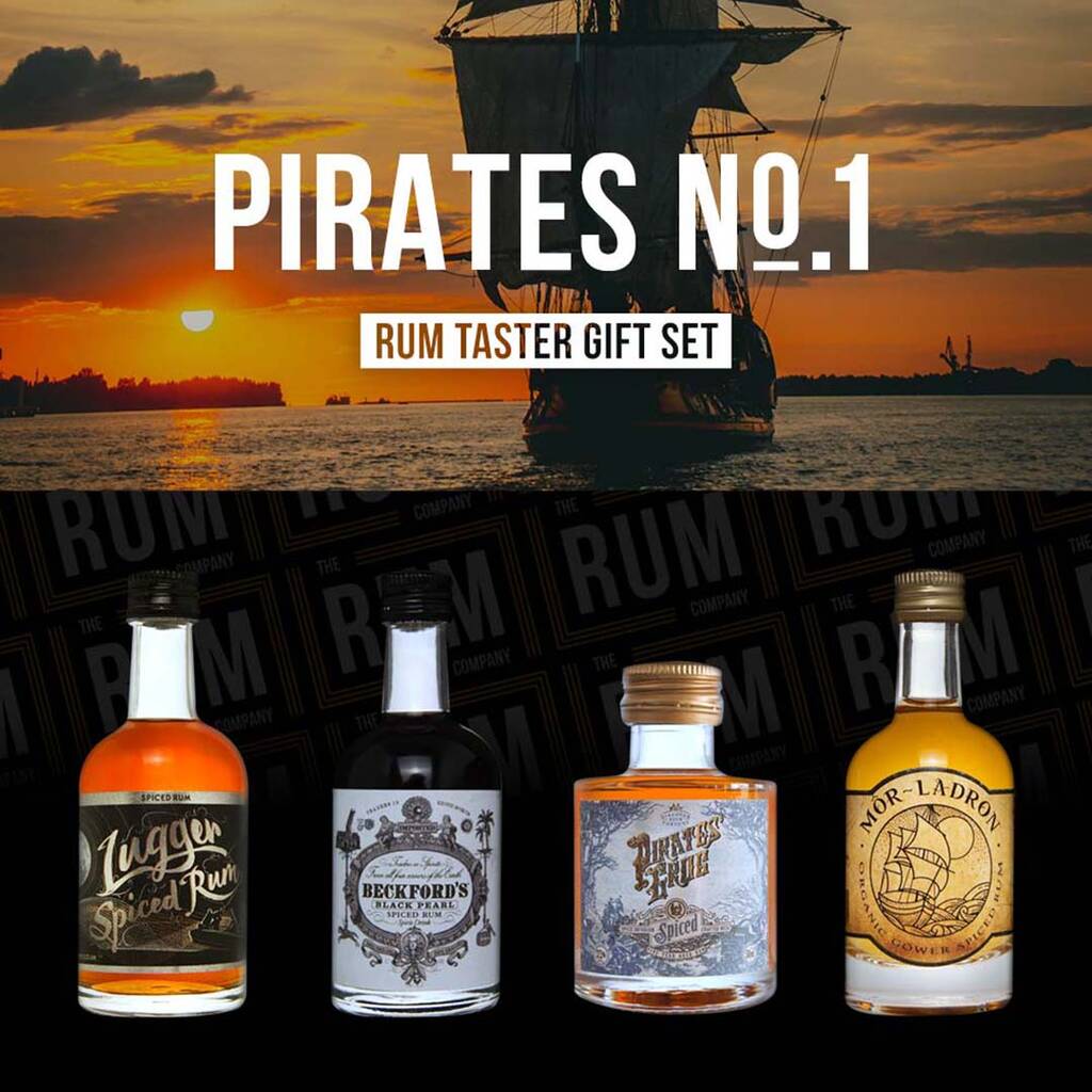 Pirates Rum Taster Set Gift Box One By The Rum Company ...