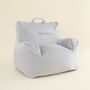 Personalised Grey Bean Bag Chair, thumbnail 1 of 3