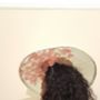 Oversized Brim Style Headpiece With Pink Petals, thumbnail 3 of 5