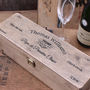 Best Father Personalised Wooden Wine Box, thumbnail 1 of 4