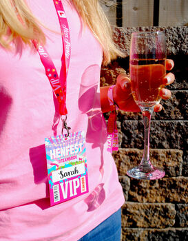 Henfest Festival Hen Party Vip Lanyards, 6 of 8