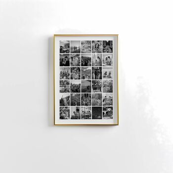 Personalised 30 Photo Collage Print, 2 of 8