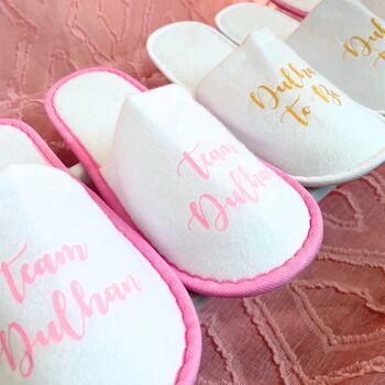 Team Dulhan Slippers White And Rose, 2 of 2