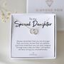 Gift For Daughter, Sterling Silver Double Circle Necklace, thumbnail 1 of 5