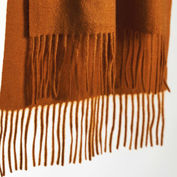 Pure Cashmere Scarf Tan, 3 of 8