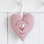 Personalised New Baby Girl Heart Gift, thumbnail 5 of 12