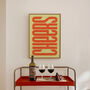 Cheers Print | Typographic Poster | Wall Art | Aesthetic | Typographic | Trendy | Kitchen Artwork | Cocktail Bar Decor | Drink Lovers, thumbnail 11 of 11
