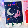 Retro Dinosaur Christmas Cards, thumbnail 4 of 4