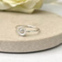 Sterling Silver Mini Sunflower Ring, thumbnail 2 of 12