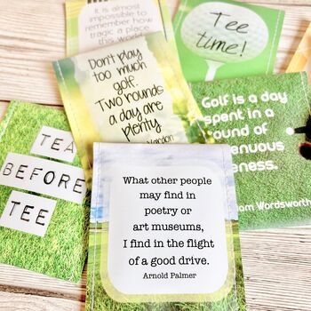 Golfer Gifts: Tea Giftset For Golf Lovers, 5 of 10