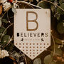 Personalised Father Christmas 'Believers!' Sign, thumbnail 2 of 2
