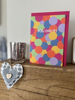 You Did It Popsy Dots Series One Card, 2 of 4