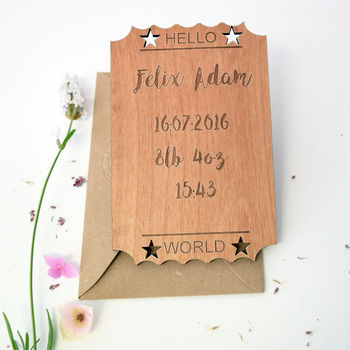 Personalised New Baby Gift Card, 2 of 12