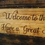 Wooden Vintage Hand Engraved Wall Mounted Signs, thumbnail 6 of 10