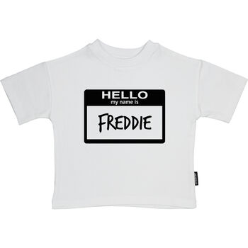 Hello My Name Is… Personalised Top, 2 of 3