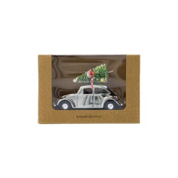 Christmas Mini Car Decoration In Silver, 2 of 2