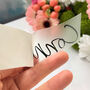 Wedding Place Card Name Vinyl Decals, thumbnail 6 of 12