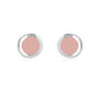 Pastel Pink Enamel Studs, thumbnail 1 of 4