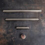 Solid Brass Straight Knurled Pull Handles, thumbnail 5 of 12